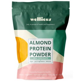 wellious Clean Vegan Protein Powder Chocolate - Plant Based Protein Powder Dairy Free for Gut Health, No Sodium, High Fiber, Keto Friendly, Non Dairy, Lactose Free