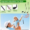 CLASMAX Golf Chipping Game Set, Double-Sided Practice Mat with 2