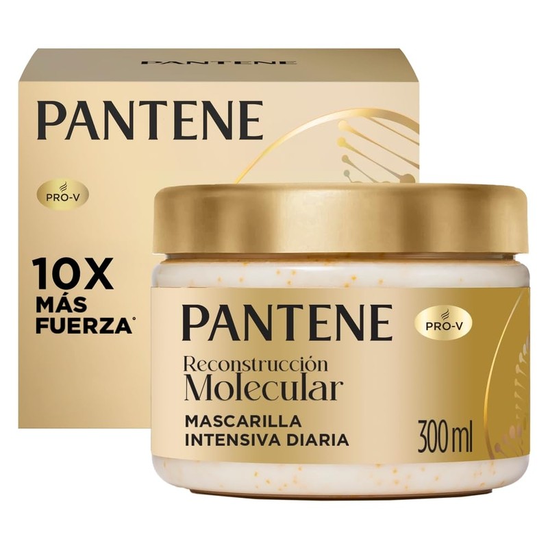 Pantene Reconstrucción Molecular Mascarilla Intensiva Diaria Para Cabello muy Dañado