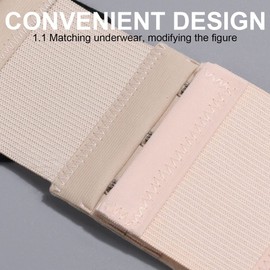 Women's Bra Extender White Black and Skin Colour