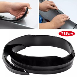 Xukey GLOSS BLACK 45“ Universal Car Rear Roof Trunk Spoiler Wing Tail Lip Trim Rubber