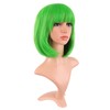MapofBeauty 30 cm Female Short Straight Hair Bob Wig, Neon