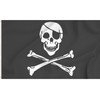 Storm&Lighthouse Pirate Flag Jolly Roger Pirate Flag Skull and Crossbones