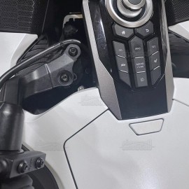 SI Black Adjustable Handlebar Risers Adapter For Honda Goldwing GL1800 2018-2024