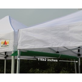 ABCCANOPY 10 Foot Canopy Rain Gutter for Pop up Canopy (Kelly Green)