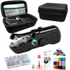 Handheld sewing machine, beginner's sewing kit with storage, two power