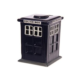 Puckator Ceramic London, Police Box-Dr Who Type Bank, Would Make A Gift, Mixed, Height 17cm Width 7cm Slot 3cm