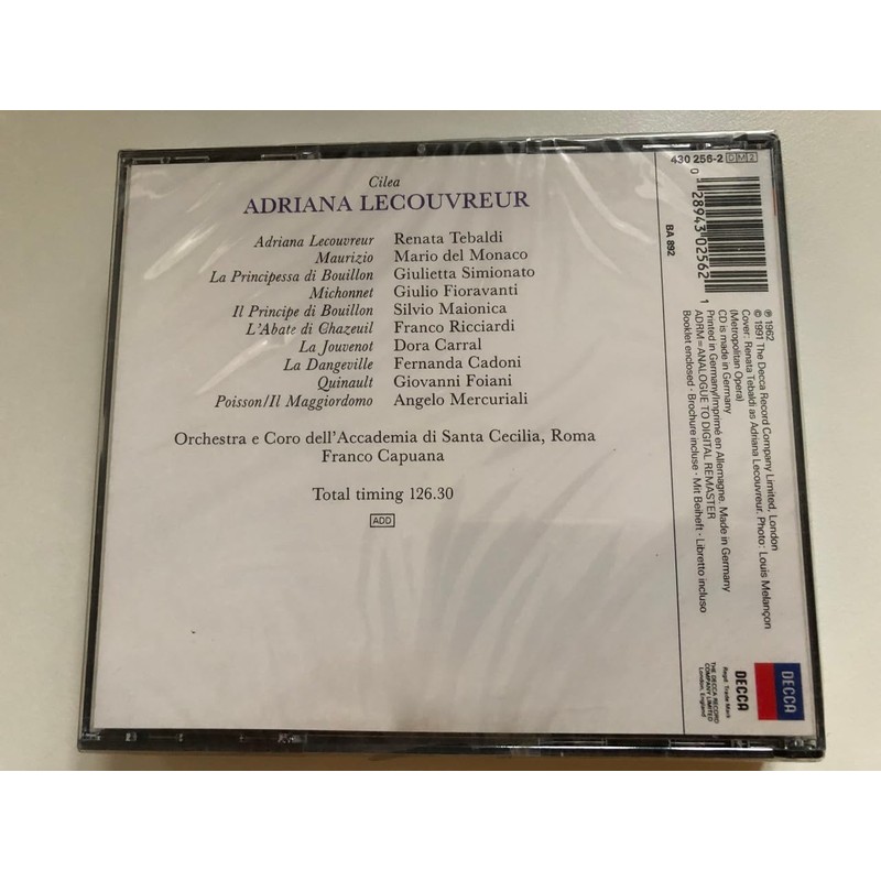 Adriana Lecouvreur (Ga)