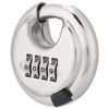 Stainless Steel Password Round Padlock Key 70mm thickened 9, 5mm