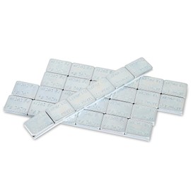 Aain 1/2oz, 0.5oz, Zinc, Adhesive Stick on Wheel Weights, EasyPeel Type for Cars, Trucks, SUVs, Motorcycles, Low Profile, 72oz/Box, U.S Quality, (144pcs)