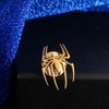 Spider Designer Badge Lapel Pins Stainless Steel Spider Brooches for
