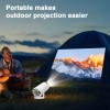Yinzam HY300 Pro HD Android 12 Mini Projector, 360 Degree