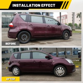 AUTOFREE Hubcaps Wheel Covers 14 inch, ABS Chrome Wheel Rim Cover Hub Caps Snap On Auto Tire Sturdy Guards Replacement Set of 4, Universal for Most Cars Nissan Toyota Acura Chevy Mazda VW