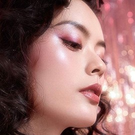 ELESSY Highlighter Paleta de maquiagem iluminador facial de longa duração em pó paleta de destaques brilhante terno todos os tons de pele - RAINBOW GLOW