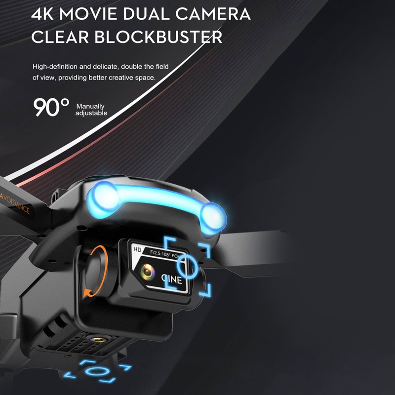 Remote Control Drone with Daul Camera 4K Remote Control Quadcopter