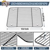 P&P CHEF Cooling Baking Rack Pack of 2, Stainless Steel