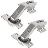 LUCKYBEE 2pcs 135 Degree Corner Hinges Kitchen Cabinet Hinges Concealed