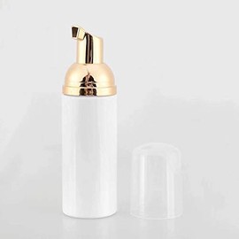 Dispensador de jabón espumante de viaje de plástico de 60 ml | Mini botellas vacías de jabón líquido espumante (10 unidades) dorado