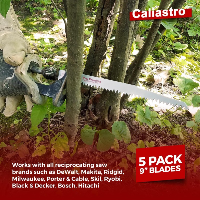 9-Inch Wood Pruning Saw Blades for Reciprocating/Sawzall Saws - 5