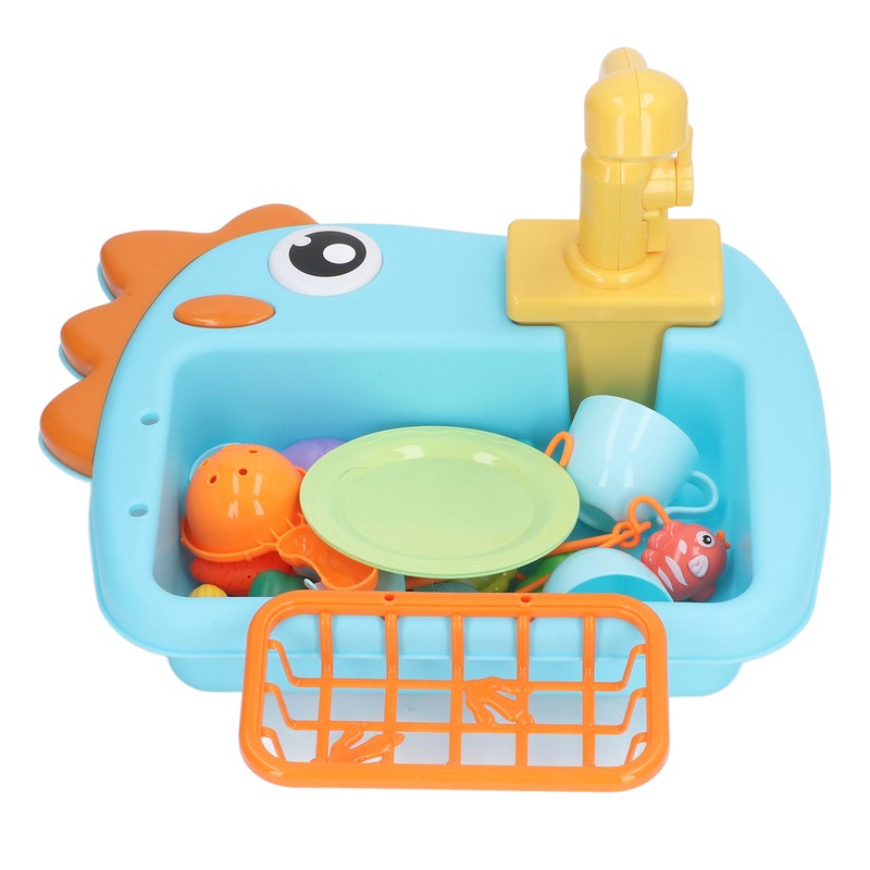 Dinosaur Electronic Dishwasher Toys 2 in 1 Kitchen Sink Toys