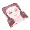 STOBOK 2sheets Reusable Face Painting Practice Board Portable Makeup Template