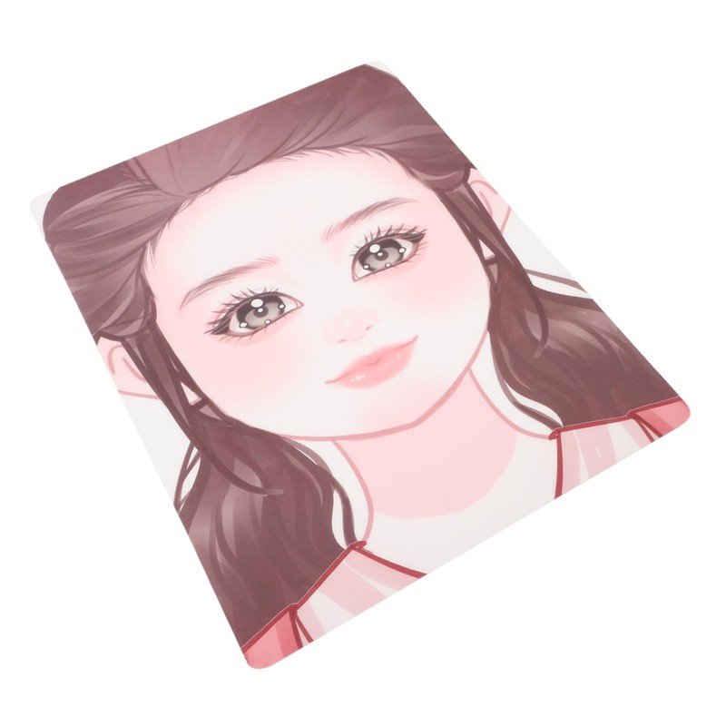 STOBOK 2sheets Reusable Face Painting Practice Board Portable Makeup Template