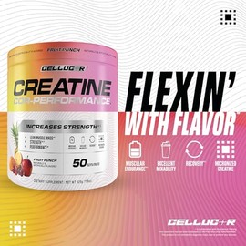 Cellucor Creatina en polvo, 0.18 oz de creatina por porción, 50 porciones
