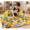 Flexible Electric Track Car Toy Set for Kids – Customizable