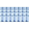 Maple Textiles Horizon Semi-Plain Stripe Ribbon Band White Net Curtain
