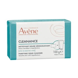 AVENE Cleanance Barra Dermatológica, Limpiadora Facial con Ácido Salicílico, 100g