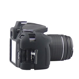 Camera Case for Nikon D3300/D3400, Soft Silicone Protective Cover Housing Rubber Body Skin for Nikon D3300/D3400 Digital SLR Camera Bag Red