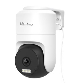 VIM TAG 2,5K Überwachungskamera Aussen, 5GHz WLAN Kamera Überwachungs außen,360°PTZ mit PIR Automatischer Verfolgung,Vollfarb-Nachtsicht, 2-Wege-Audio, IP66,Funktioniert mit Alexa,SD & Cloud