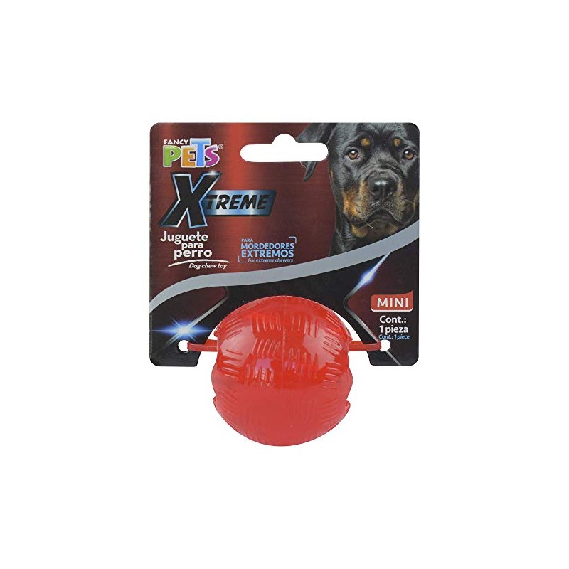Fancy Pets Juguete Bola Mini Xtreme para Perros Resistente Masticable
