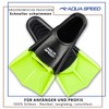 Aqua Speed Short Flippers For Adults And Children, High Tech