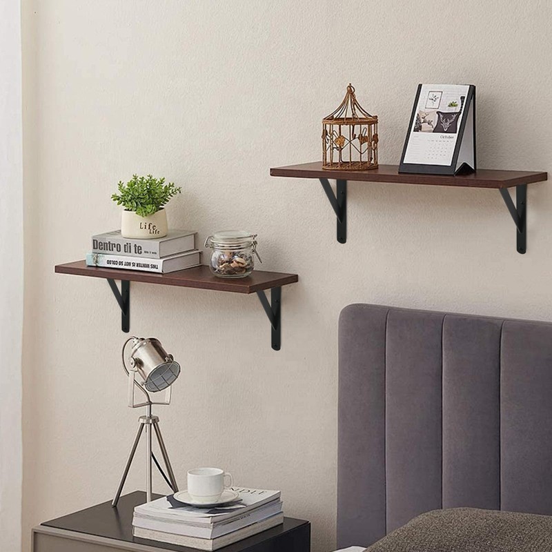 8 Pack L11 x H 8" Black Heavy Duty Shelf