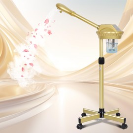 Wuissvnb Professional Facial Steamer,Deep Cleansing and Hydration Gold