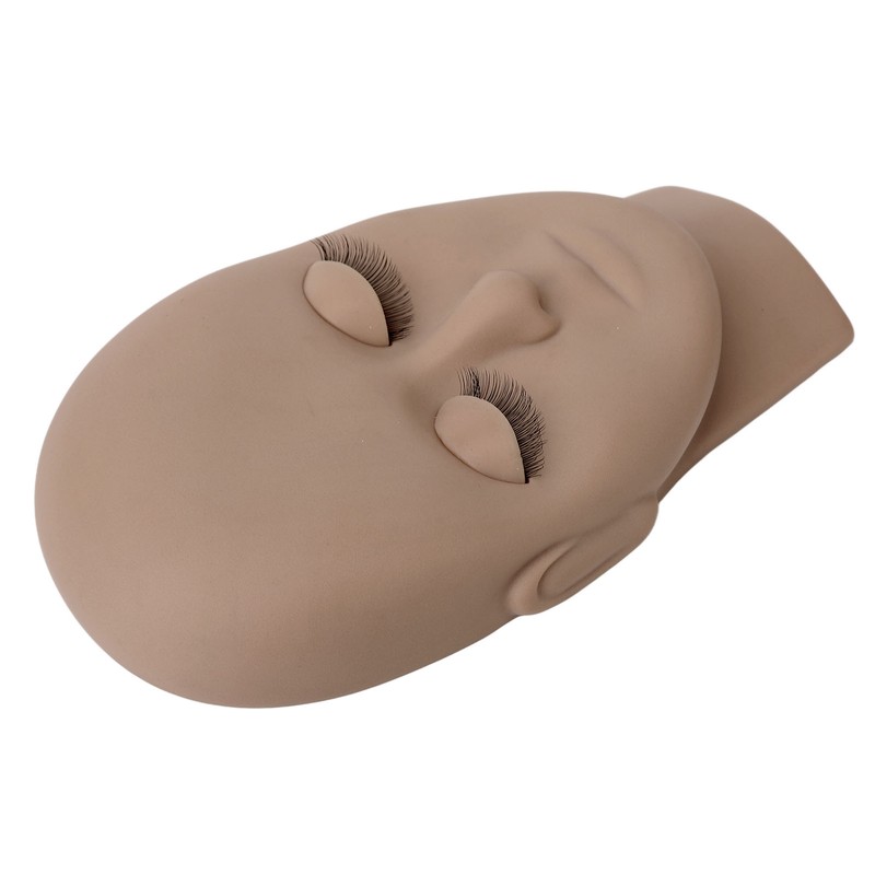 Eyelash Mannequin Head Double Laryer Eyelash Extension Removable Eyelids Makeup