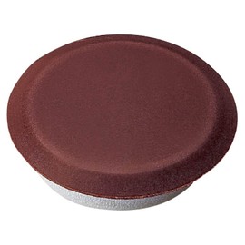 Nichiasu Kagusuberu 131112 with Sponge Type Seal, Round, Diameter 1.1 inches (28 mm), 4 Pieces, Brown