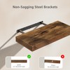 QEEIG Bathroom Floating Shelves for Wall - 15.7" Wall Mounted