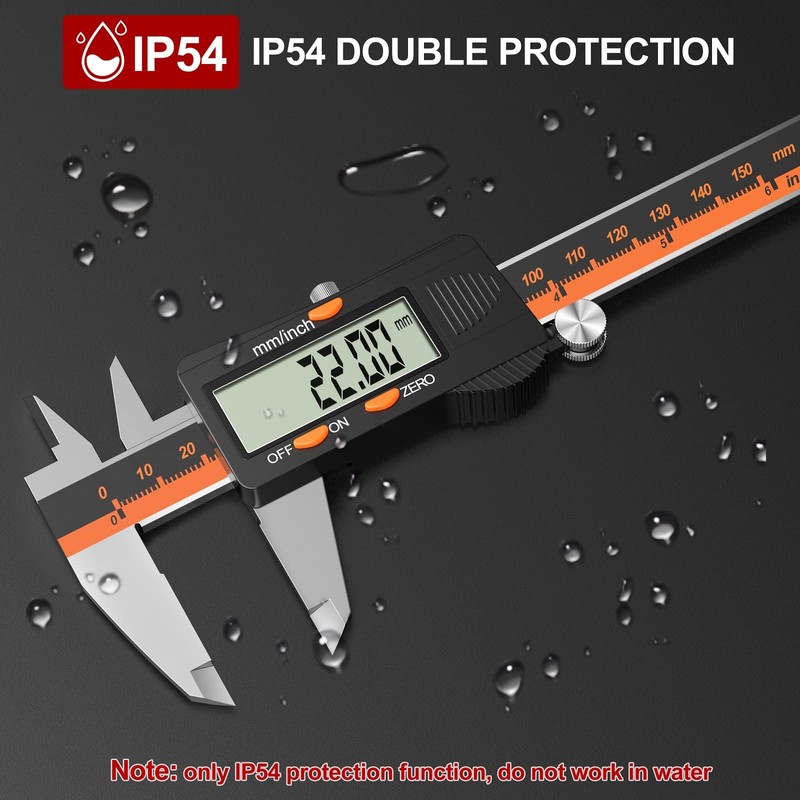 Digital Vernier Caliper, Preciva 150mm Electronic Micrometer Vernier Caliper, Measuring