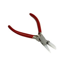 4-3/4" Non-Marring Nylon Round and Flat Nose Bow Adjustment Pliers Pendant Pocket Watch Repair Jewelry Making Repair Tool
