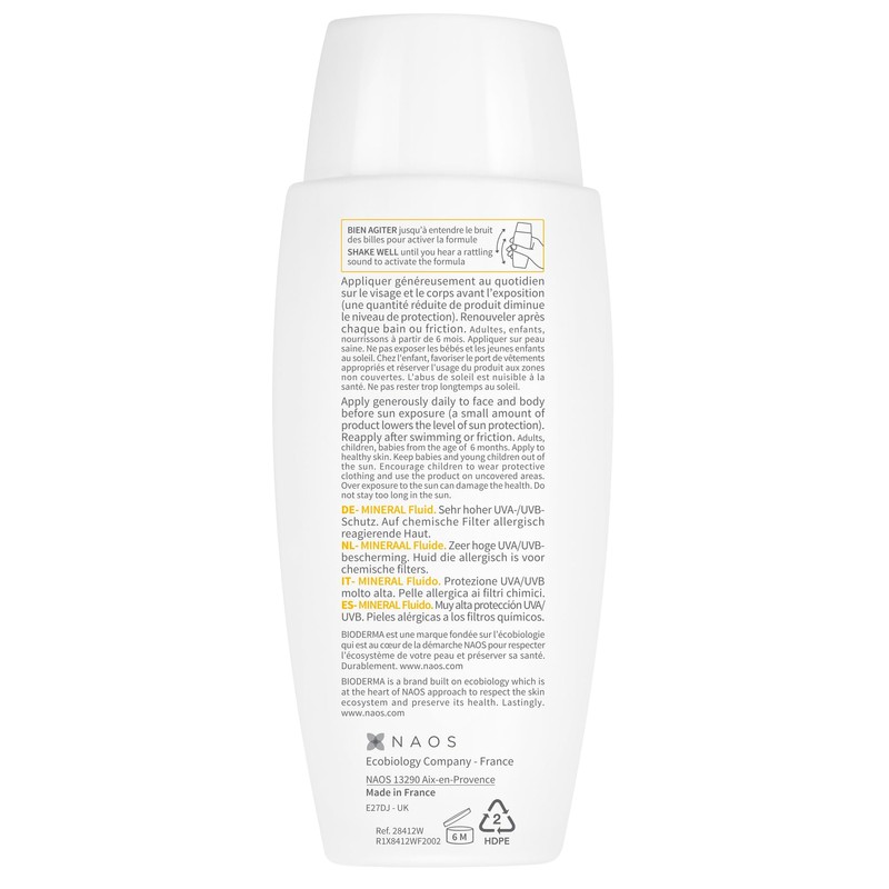 BIODERMA Photoderm Mineral Fluid Cream SPF 50+ + Free Bioderma