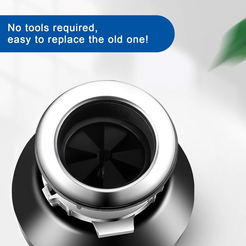 Garbage Disposal Splash Guard Collar Sink Baffle, Food Waste Disposer
