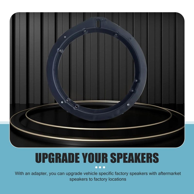 6.5 Inch Speaker Adapter Bracket Ring, All-in-one ABS Plastic Audio