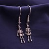 14k Rose Gold Over Sterling Silver Human Skeleton Bone Design