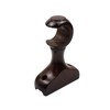 Woogim 2PCS Wood Curtain Brackets - Single Holders for 1.1"