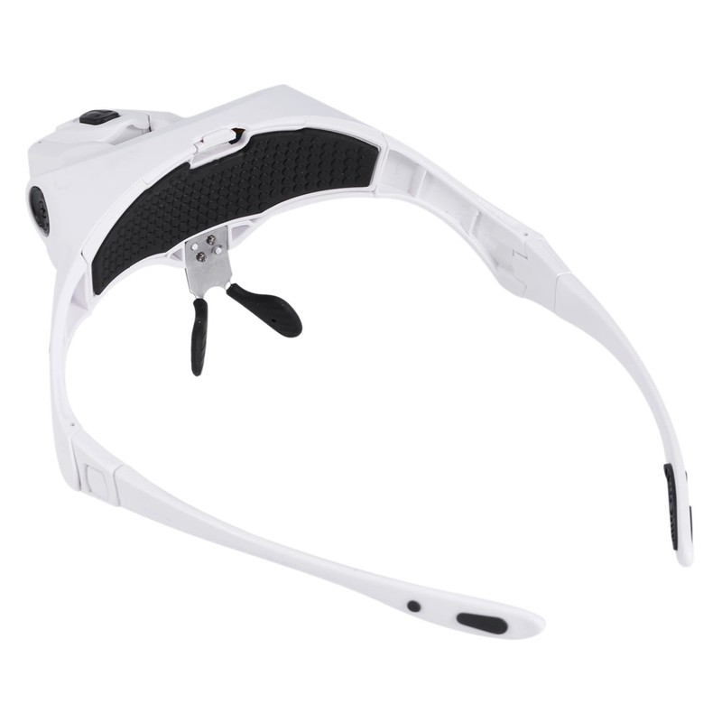New 5 Lens Headset Magnifier With LED Lights Hand Free