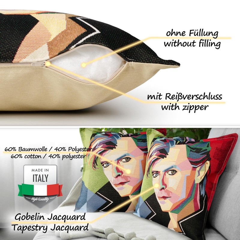 ANRO Cushion Cover Decorative Cushion Sofa Cushion Cover Tapestry David