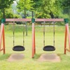 BeneLabel Heavy Duty Swing Seat with Adjustable Rope and Carabiners,