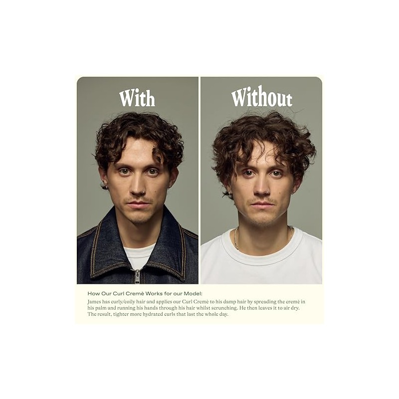 Wavy Everyday Curl Cream 125ml for Men – Lightweight Curl